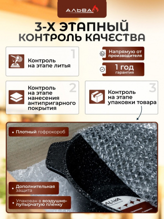 картинка кастрюля с антипригарным покрытием 2л с крышкой